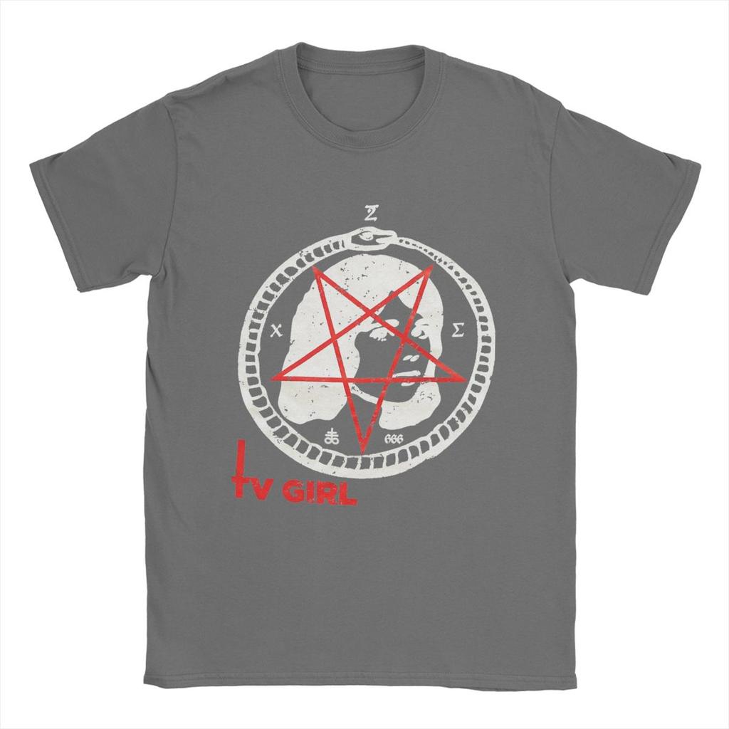 Punk Tv Girl T-Shirts for Men Amazing Cotton Tees O Neck Short Sleeve T Shirts Summer Clothing