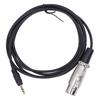 1.5m 3.5mm TRS Male To XLR Female Adapter Cable Stereo Audio Interconnect Cable for Microphone Multimedia