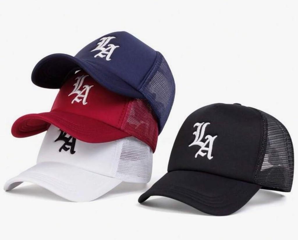 Sproutsy Men's Mesh Trucker Cap, Outdoor LA (Navy)