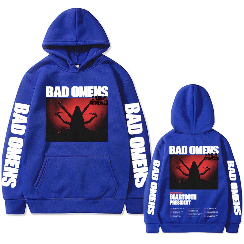 Rock Band Bad Omens Do You Feel Love Tour  Hoodie Men Women Vintage Oversized Sweatshirt Male Hip Hop Gothic Punk Streetwear