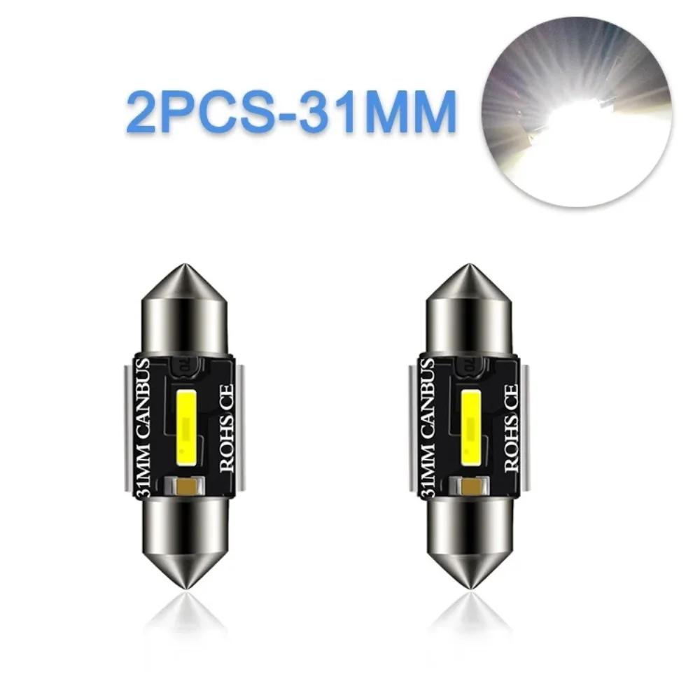 2pcs C5W LED CSP 1860 Signal Lamp Canbus Bulb 41mm 39mm 36mm 31mm Festoon Light C10W LED Auto Interior Reading Dome Light