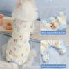Comfortable Cat Recovery Clothing Breathable Pet Anti-Licking Vest  Pet Estrus Period