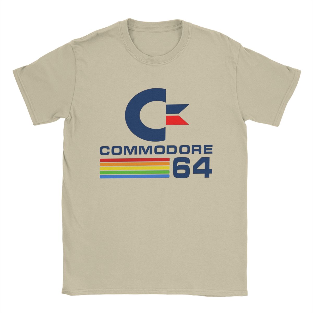 XIXI Fashion Commodore 64 T-shirts voor heren Vintage katoenen T-shirt Ronde hals Korte mouw T-shirts Kleding in grote maten XL