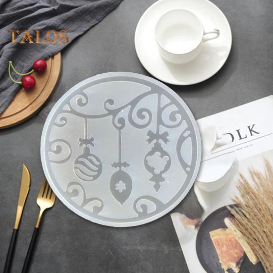 Cupă Mat Mat Decorativ Antiaderent 9 Stiluri Utilă Craciun Cup Mat Mold pentru Crăciun