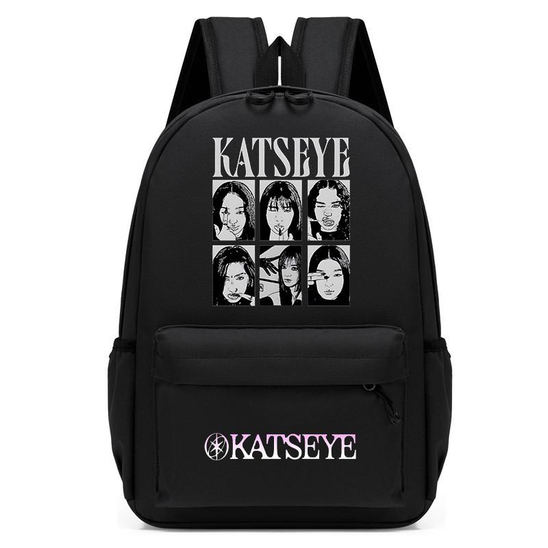 60123-5 Kids Unisex KATSEYE Printed Backpack Student School Waterproof Travel Bag
