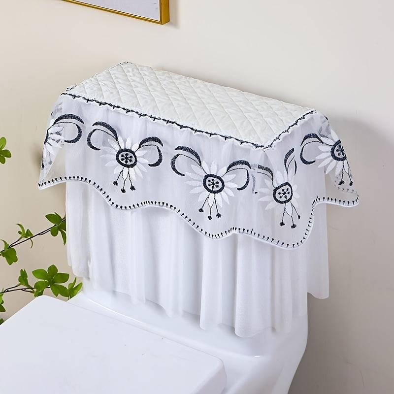 

Одна часть полотенца для крышки бачка унитаза, Чехол на четыре сезона, Прикрывающий неприглядное, Полный чехол, Чехол для бачка унитаза в ванной комнате, Универсальный чехол для бачка