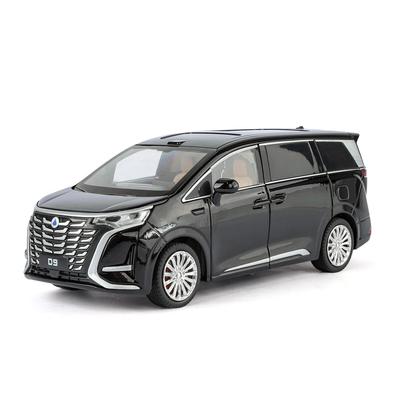 1/24 Denza D9 MPV Alloy Car Model Sound and Light Pull Back Children's Toy Collectibles Birthday Gift