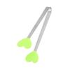 Pinças Mini para Lanches de Silicone e Aço Inoxidável Pegas Antiderrapantes Churrasco Pão Cubo de Gelo Clip Acessórios de Cozinha Churrasco