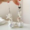 1Pcs Ocean Whale Keychain Starfish Shell Charm Pendant Keyring Jewelry For Girl Women Gift Bag Decoration