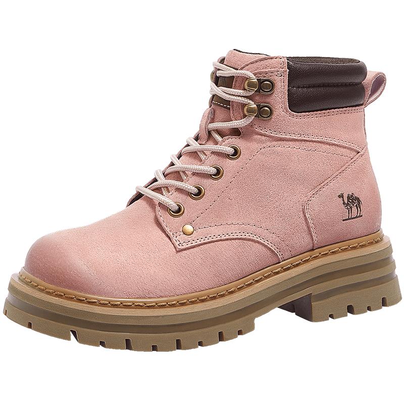 Camel Hill Classic Suede Work Martin Boots