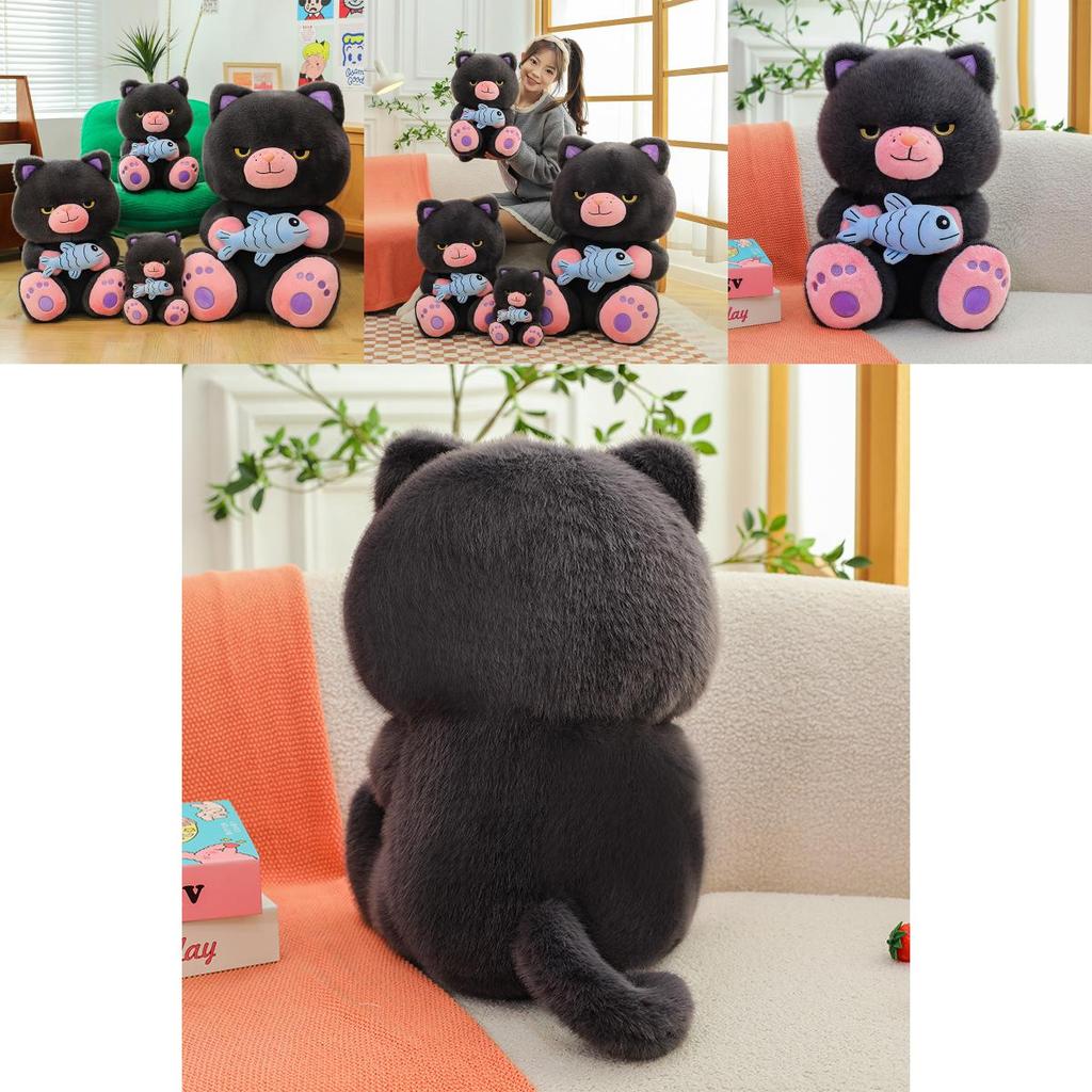 Cute Demon Meow Meow Plush Toy Cat Animal Doll For Kids And Collectors