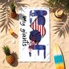 New York Giants (23) Theme Beach Towel Sand Resistant Soft And Comfortable Suitable For The Pool Camping Yoga And Diving A Travel