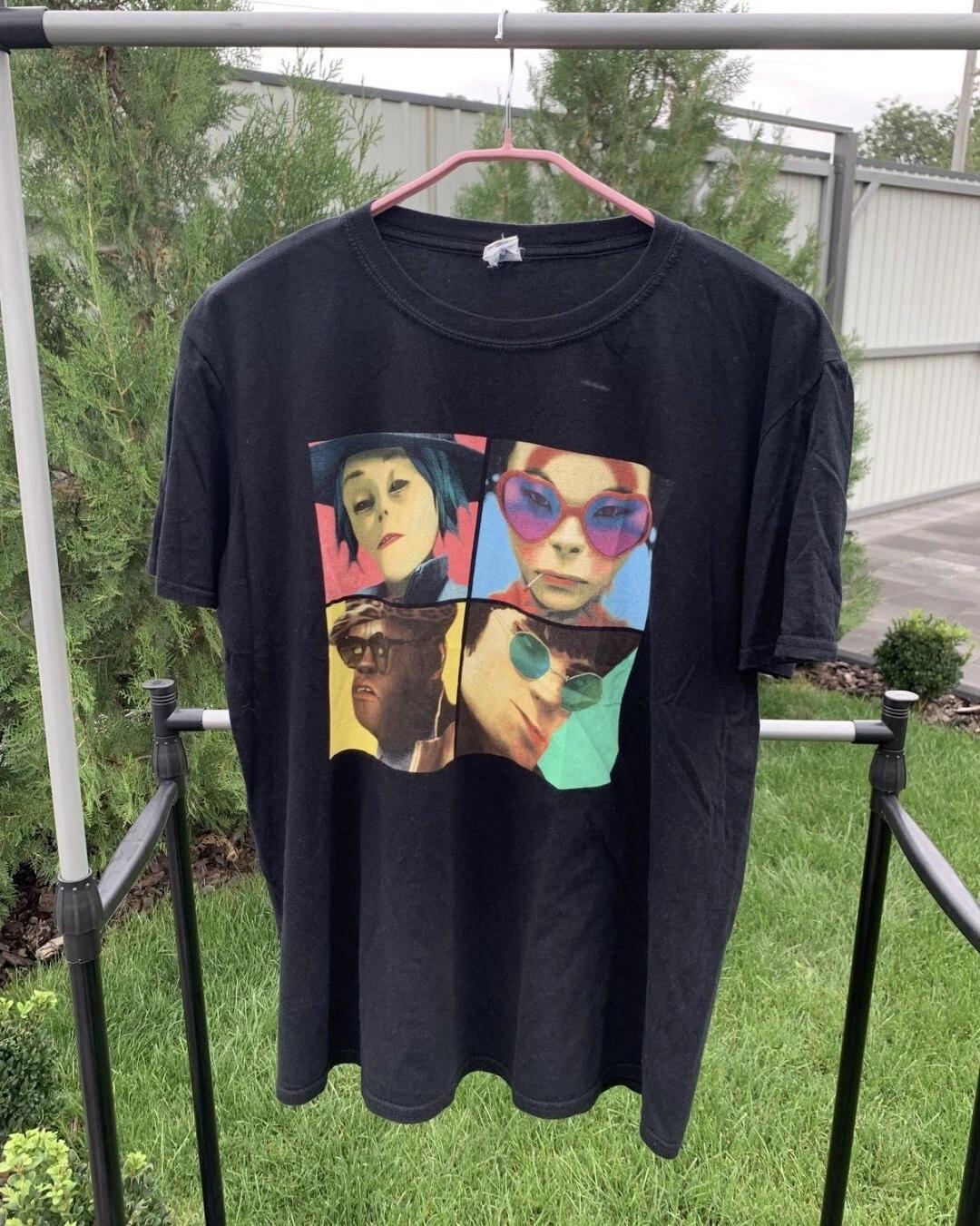 Vintage 2000s Gorillaz T Shirt Rap Band Tee Y2K 4XL