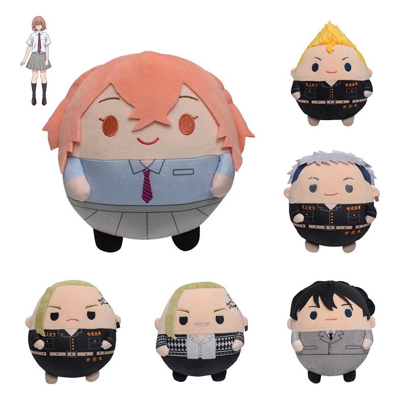 Tokyo Revengers Pluszowa Zabawka Sano Manjiro Hanaegoshi Ryuguji Ken Mikey Draken I Baji Bardzo Miękki Krótki Plusz Wypełnienie Bawełną PP)
