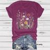 New Fashionable Short-sleeved Printed Pattern Summer T-shirt Top
