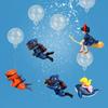 Cartoon Aquariendekor Mini Taucher Simulierte Schwebende Meerjungfrau Aquarium Dekoration Kiki Anhänger Aquarienzubehör