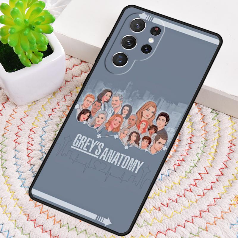 Greys Anatomy Silicone Phone Case For Samsung Galaxy note 10 pro S26 S25 S24 S23 S22 S21 Plus S25Ultra Capa Cover