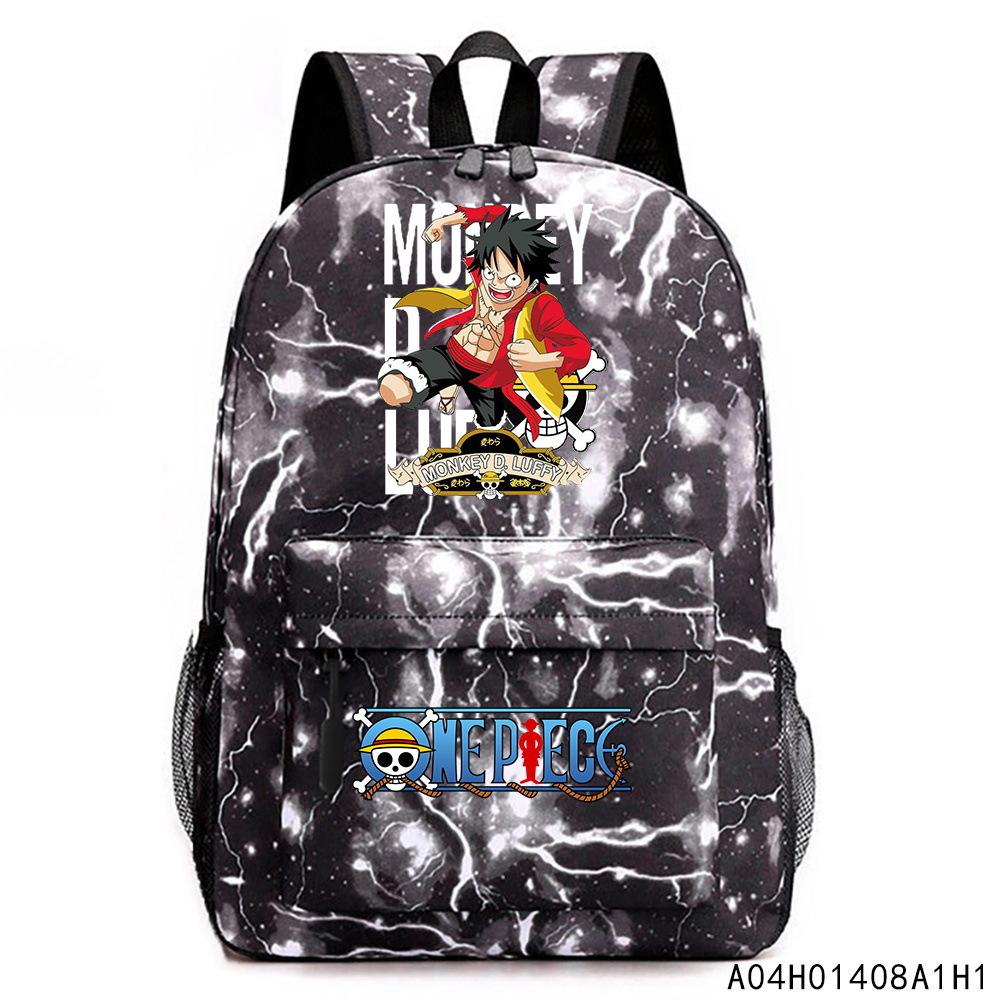 Printed Backpack, Primary And Secondary School Students, Animation Backpack, Heat Transfer Cartoon Schoolbag, Burden Reduction Storage Bag Backpack