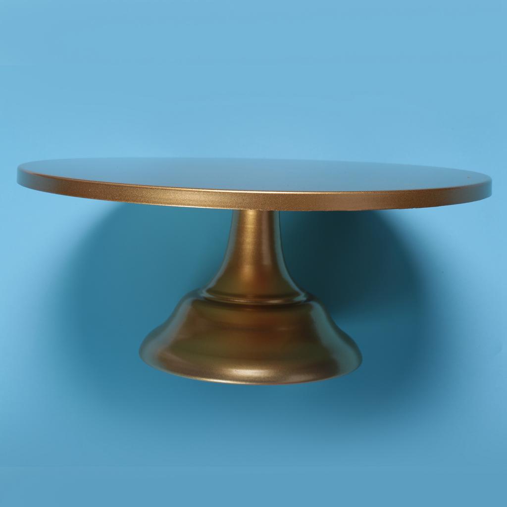 A96I-12 Zoll Eisen Runder Kuchenständer Kuchenteller Sockel Desserthalter Hochzeit Geburtstagsparty