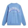 Li Ning Wade Series Letter Round Neck Breathable Versatile Loose Sweatshirt Men sweatshirt Sky-Blue AWDV049-6