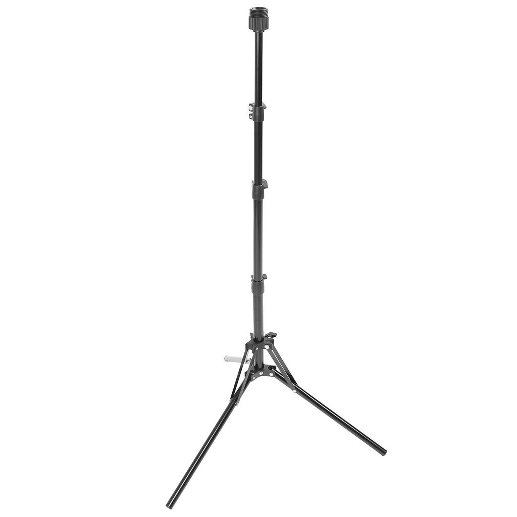 Wig Head Stand Tripod Aluminum Alloy Adjustable Height Portable Mannequin Head Stand Holder for Cosmetology