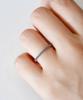 47Bag 925 Silver Layered Thin Ring Lobelia