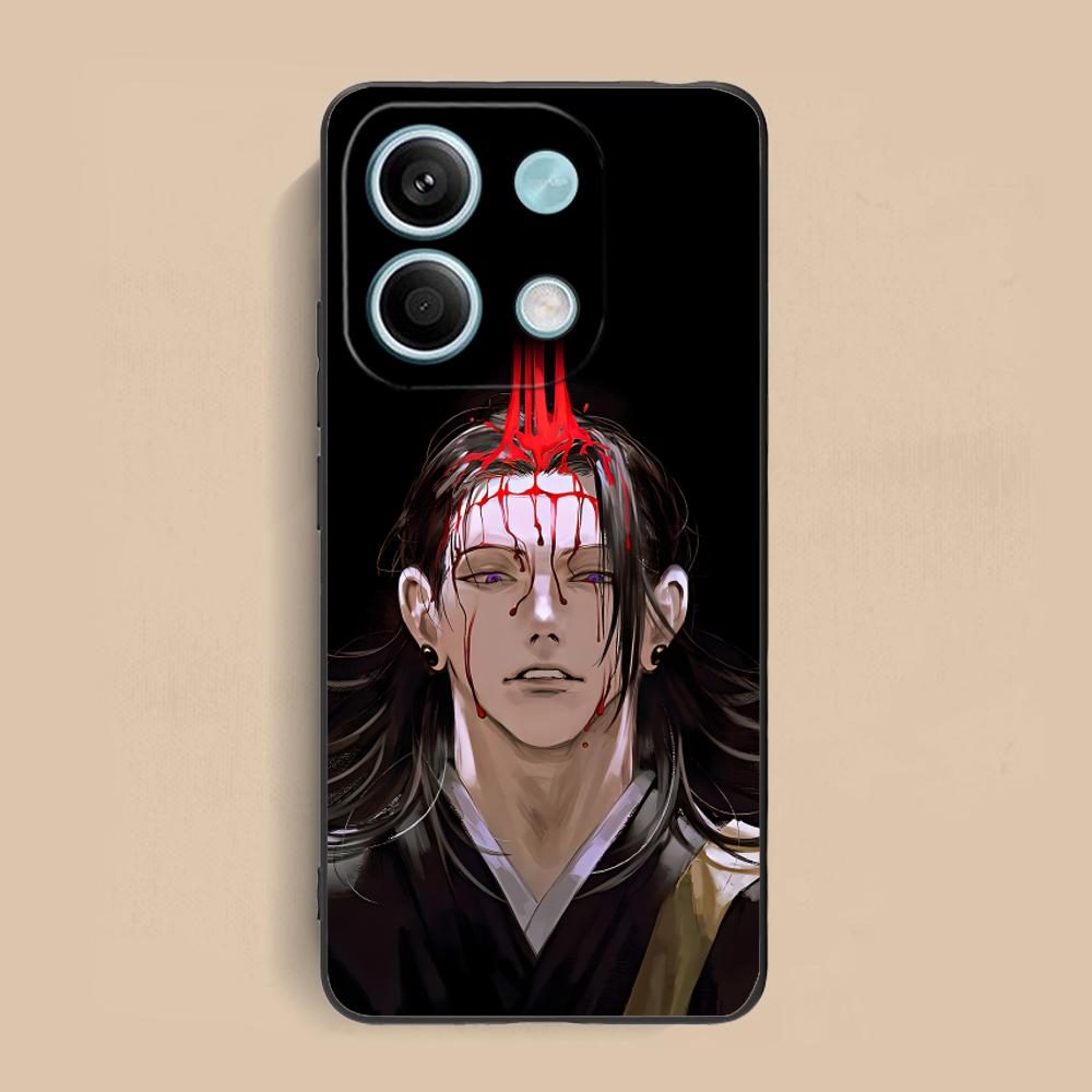 

Jujutsu Kaisen Geto Suguru Phone Case for Xiaomi Redmi Note 14 13 12 11 S Pro Plus 4G 5G Colorful Printing Cover Luxury Pretty Redmi Note 14 4G (Global)