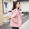Spring Autumn New Women's Jackets Long Sleeve Windbreaker Middle-Aged Mother's Coat Hooded Short Jacket Loose Outwear