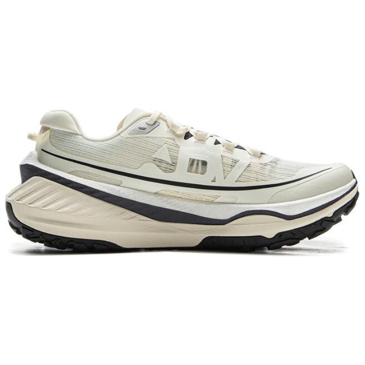 Li Ning De Lu V2 Rutschfeste Abdeckung Abriebfest Niedrig geschnitten Trailrunning-Schuhe Herren Weiß Schwarz ARNV001-1