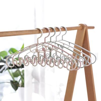 Golven Hangers Kledingdroogrek Multifunctionele Plastic Zakhouder Stropdas Hanger Hanger Riem Opslag Slaapkamer Kasten Organizers
