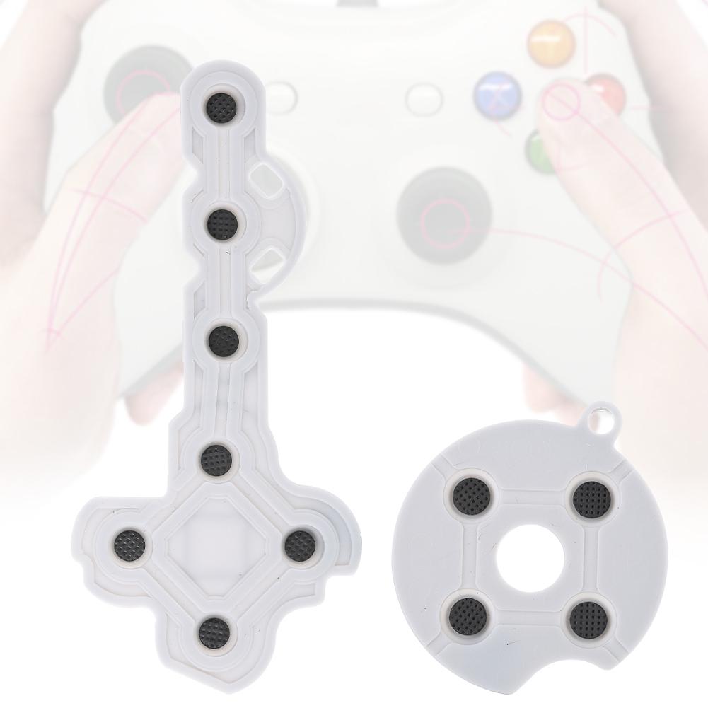 10 PCS Conductive Rubber Contact Pad Button for Xbox 360 Game Handle Game Controller