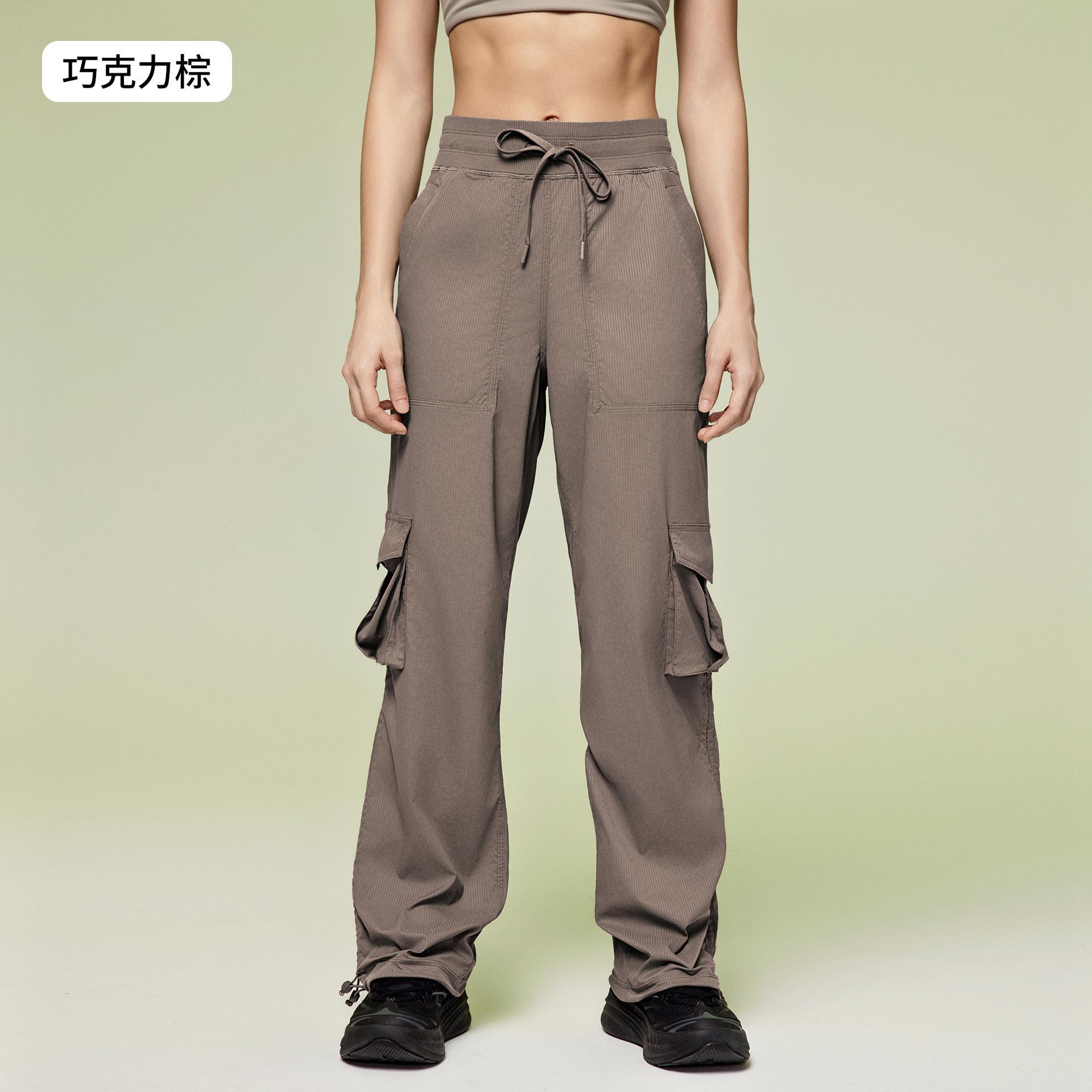 

Casual sweatpants women s loose and thin drawstring two wear quick-drying overalls outdoor running fitness trousers 4