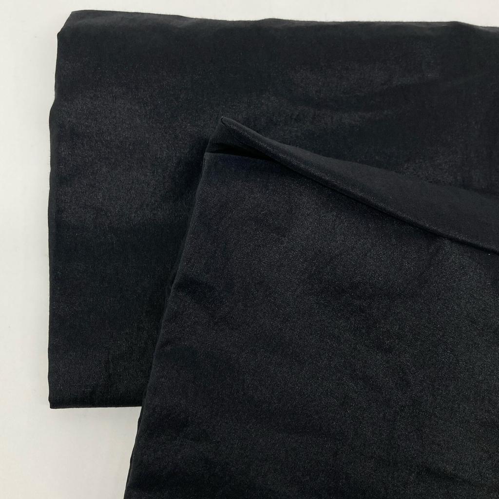 Jil Sander Authentic Japanese Black Synthetic Cotton Stand-up Collar Coat Coat 34Used