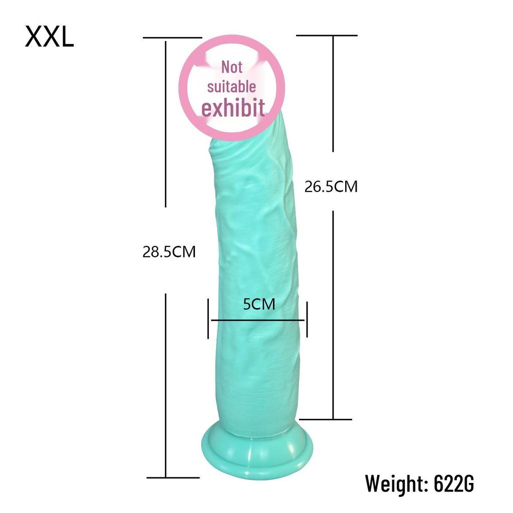 Realistic Silicone Dildo with Suction Cup: Unisex Adult Masturbator