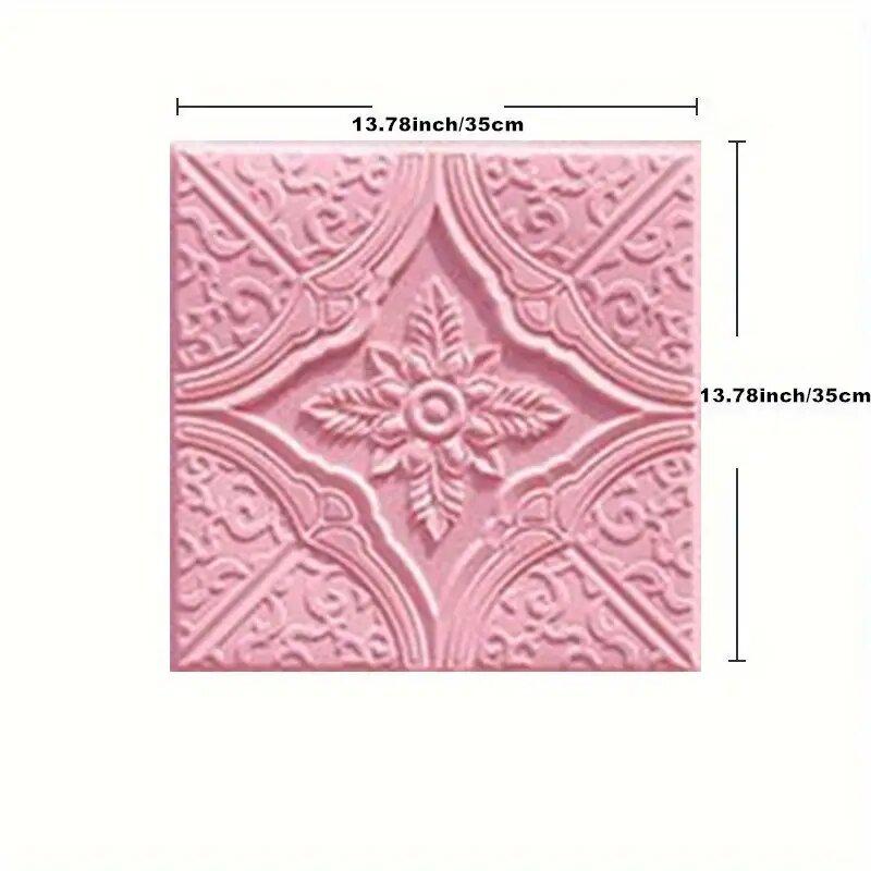 3D Self-adhesive Decorative Waterproof and Moisture-proof Wallpaper 35 * 35cm Suitable for Ceiling and Living Room Wallpaper