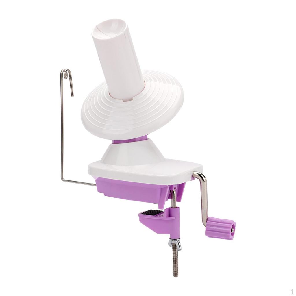 Compact Hand-cranked Yarn Winder for Home Use, Wool Skein Holder, Ideal Skeins of Yarn.