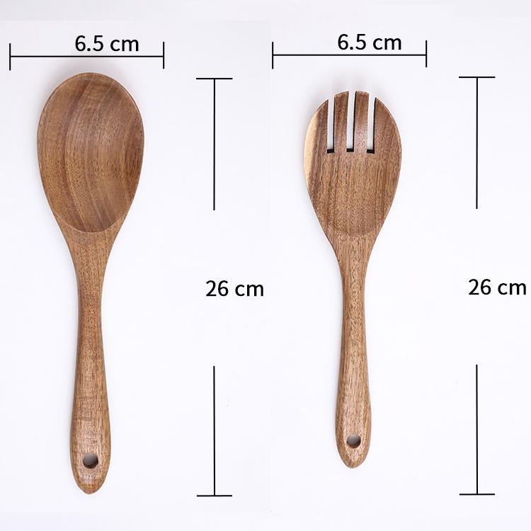 Acacia Wooden Bowl Japanese Style Wooden Tableware Household and Basin Fruit Plate Salad Bowl Whole Wooden Soup Bowl Wooden Bowl