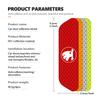 HGWE4 Car Wheel Eyebrow Stickers Reflective Protective Stickers Night Anti-collision Strip For Skoda S Kodiaq Octavia 2 3 Yeti Karoq
