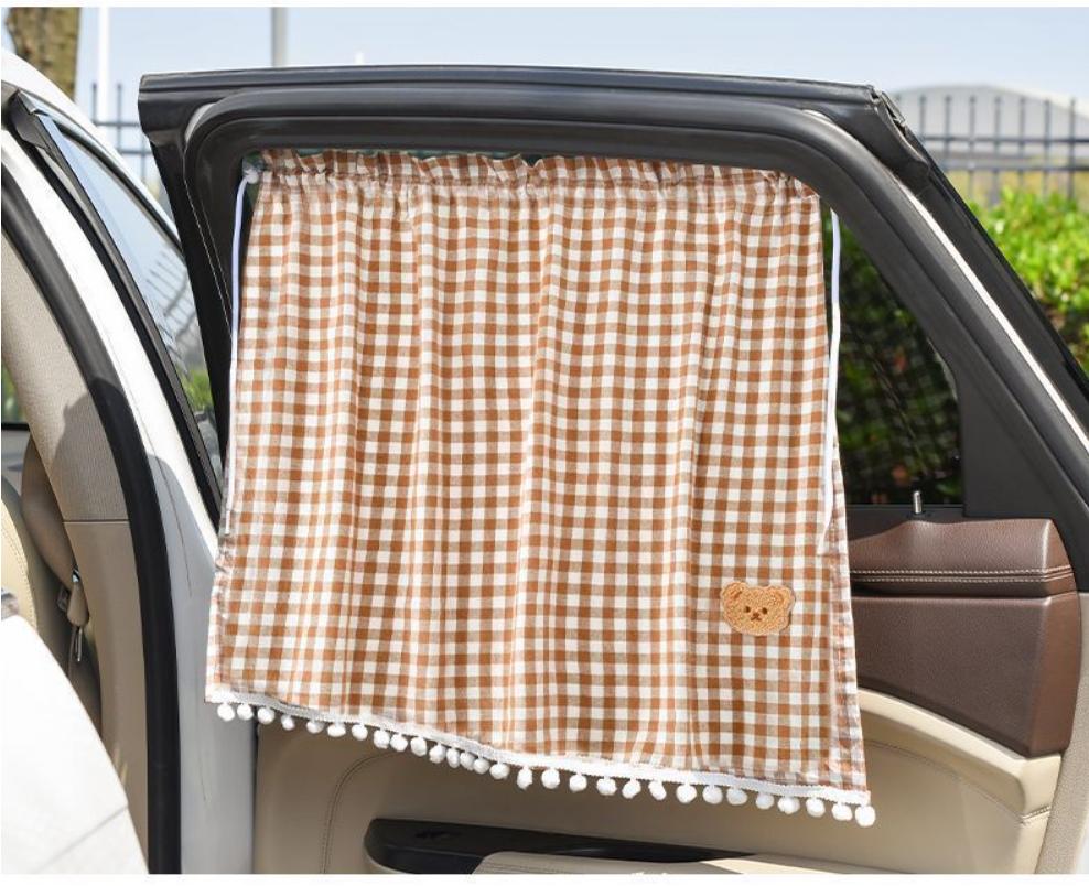 Universal Car Rear Window Sunshade Suction Cup Baby Sunblock Curtain UV Protector for Kids Children