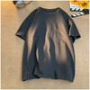 300gsm Cotton Summer Short Sleeve T Shirts For Men O Neck Casual Heavy Fabric Streetwear Tees Unisex Basic Solid Cool Loose Tops