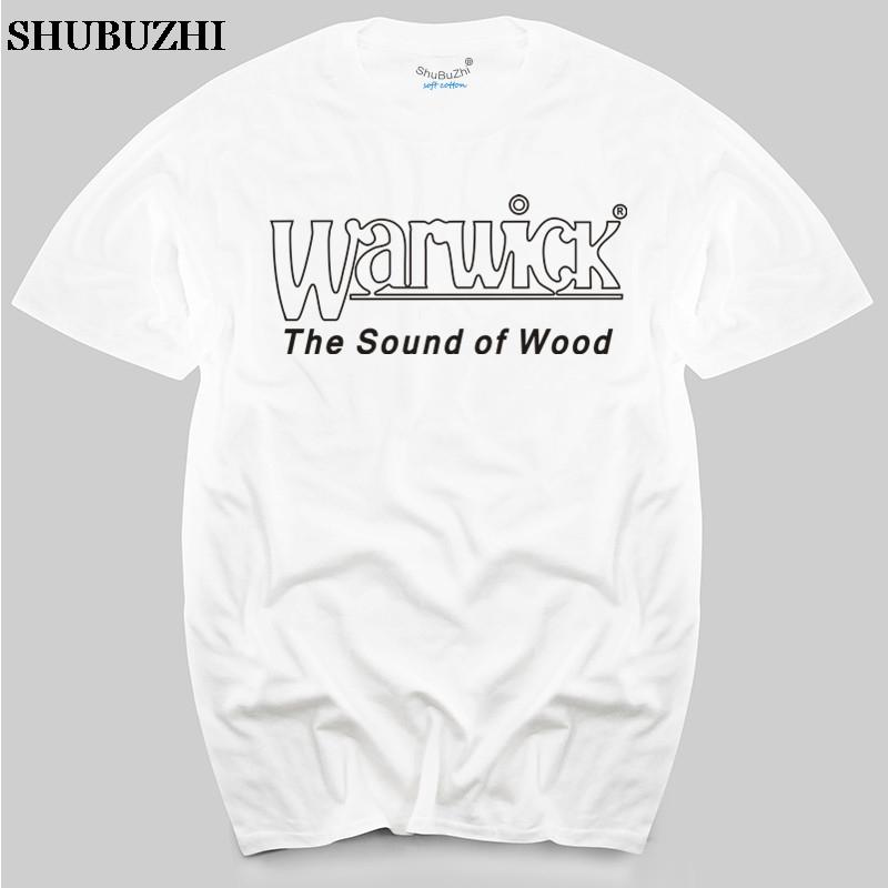 

Warwick Bass Guitar Logo black short sleeve T-Shirt men s top tees S