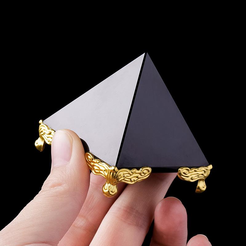 4 ks - Zlaté rohové chrániče nábytku ze slitiny nohou