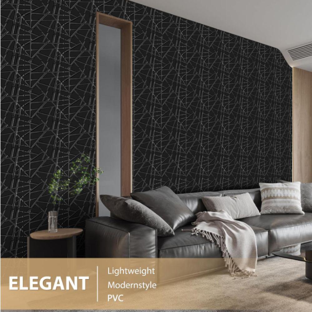 Geometric Wall Sticker 3D Textured Wall Decor Background Wall Wall Decoration Hotel Office