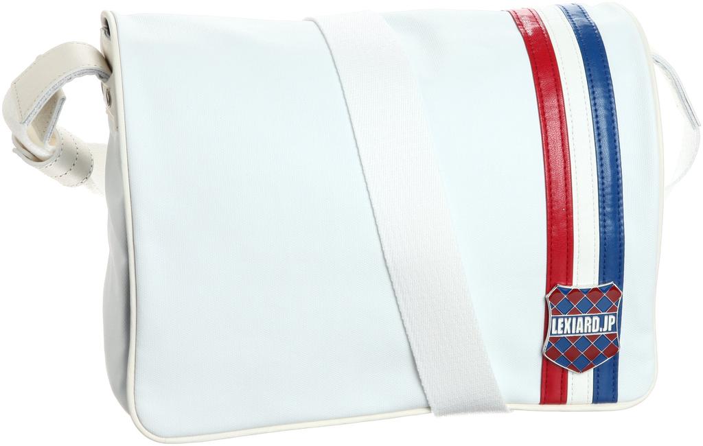 Lexiado JP Emblem Shoulder Bag, Medium, 13-1030 WH (White)