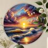 Durable Tin Sign Metal Wall Art Oil Painting Texture Vintage Home Decor