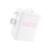 Space Saving Sealed Rice Container Airtight Flour Canister Pet Food Storage Jar with Lid Baking Supplies Organizer