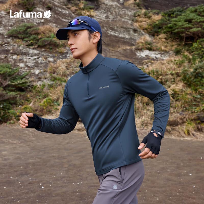 Lafuma Men's Outdoor Half-Zip Long Sleeve T-Shirt