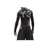 Y-3 Striped Slim Fit Long Sleeve T-Shirt Men Tops Black Gray HY5874
