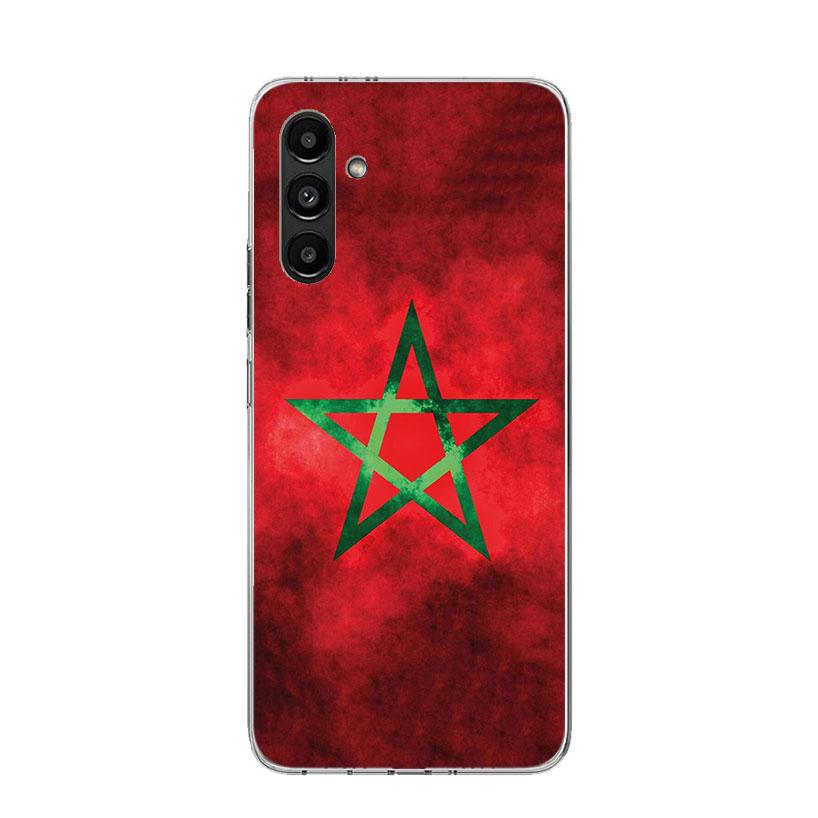 Morocco Flag Phone Case For Samsung Galaxy A16 A26 A36 A56 A15 A14 A13 A55 A54 A53 A35 A34 A33 A25 A24 A23 A05S A04S A03S