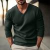 Men's  V-Neck  Self-Cultivation  Pullover  Long Sleeves  Sweater